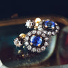 Victorian Sapphire & Diamond Earrings