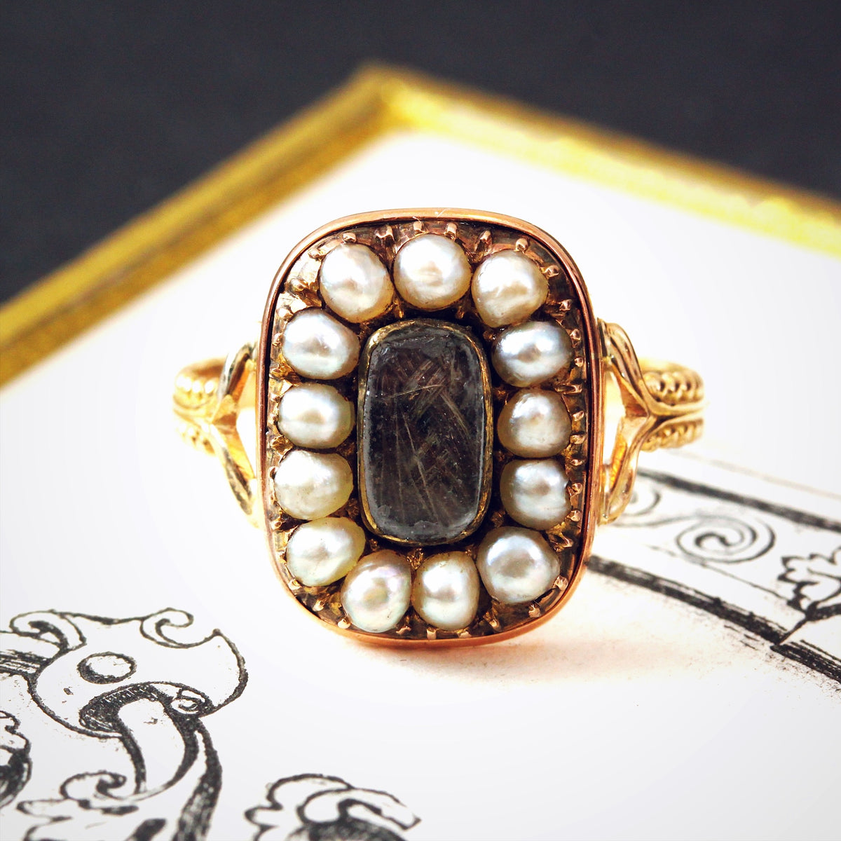 Date 1805 William Benford Mourning Ring