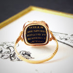 Date 1805 William Benford Mourning Ring