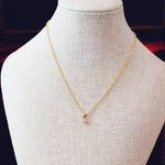 18ct Gold Diamond Solitaire Pendant with Gold Chain