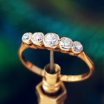 Lovesome Vintage Five Stone Diamond Ring