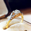 Vintage Diamond Solitaire Engagement Ring