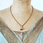 Antique 'Pense a Moi' Seal Fob on Chain