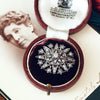 Regal Victorian Diamond Star Brooch/Pendant