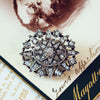 Regal Victorian Diamond Star Brooch/Pendant