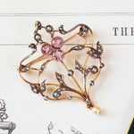 Delicate Antique Art Nouveau Pendant