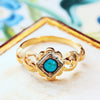 Early Victorian Turquoise and Gold Ring