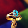Date 1887 22ct Gold and Turquoise Ring