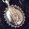 Quite Fabulous Antique Victorian Silver Locket and Collarette