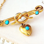 Antique Late Victorian Love Knot Brooch