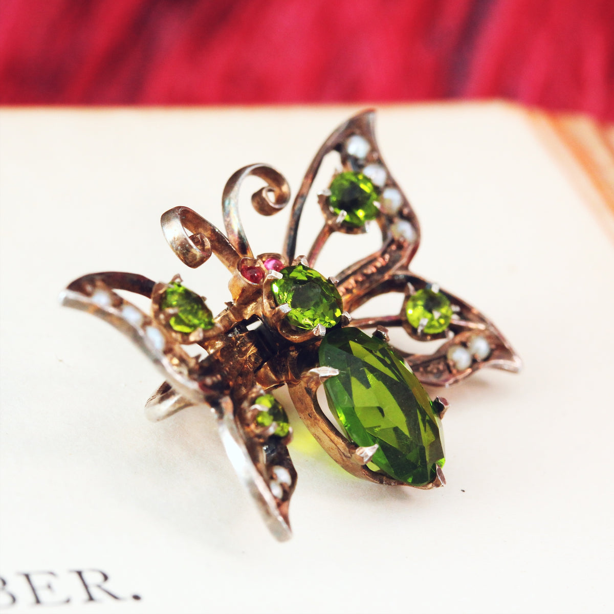 Victorian Butterfly Pin Brooch