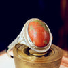 Agate and Diamond Ring