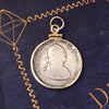 Antique Mounted Spanish One Reales Silver Coin Pendant