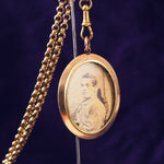 Antique Victorian Locket & Chain