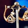 Vintage Rose Cut Diamond Earrings