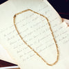 Date 1995 Fancy Link 9ct Gold Chain Necklace