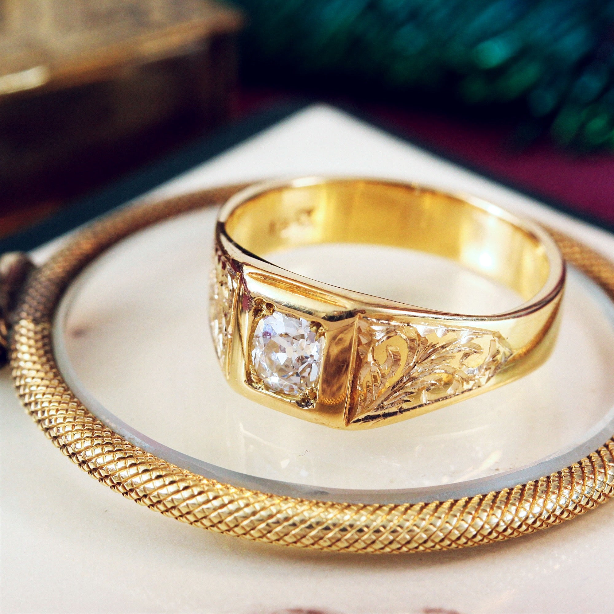 Vintage Victorian Hand Cut Diamond Dress Ring – Fetheray