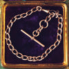 Date 1910 9ct Rose Gold Watch Chain Bracelet