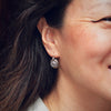 Continental Fitting Rose-Cut Diamond Earrings