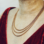 Antique Victorian 9ct Gold Longuard Chain