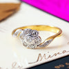 Vintage Diamond Cluster Ring