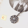 Antique French Silver & Paste Galaxy Pendant