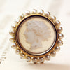 Hardstone Cameo & Wild Pearl Brooch