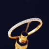 9ct Gold Diamond Half Eternity Ring