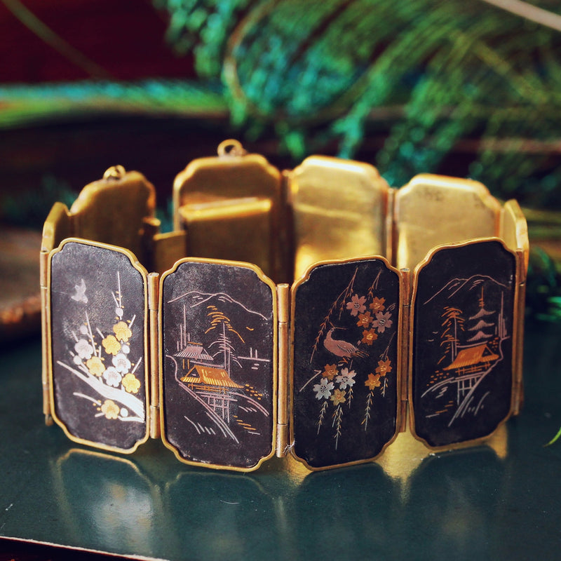 Vintage store damascene bracelet