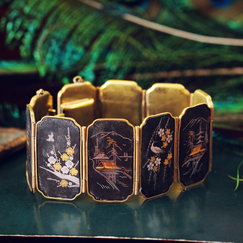 Vintage Damascene Bracelet