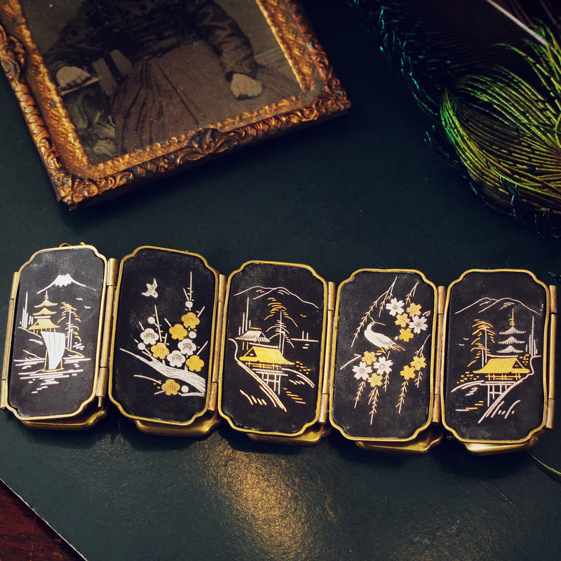 Vintage Damascene Bracelet