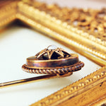 Splendid Victorian 15ct Gold Star Enamelled Stick Pin