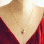 Vintage Date 1974 9ct Gold Heart Pendant