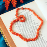 Hand Carved Antique Georgian Coral Necklace