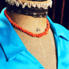 Hand Carved Antique Georgian Coral Necklace
