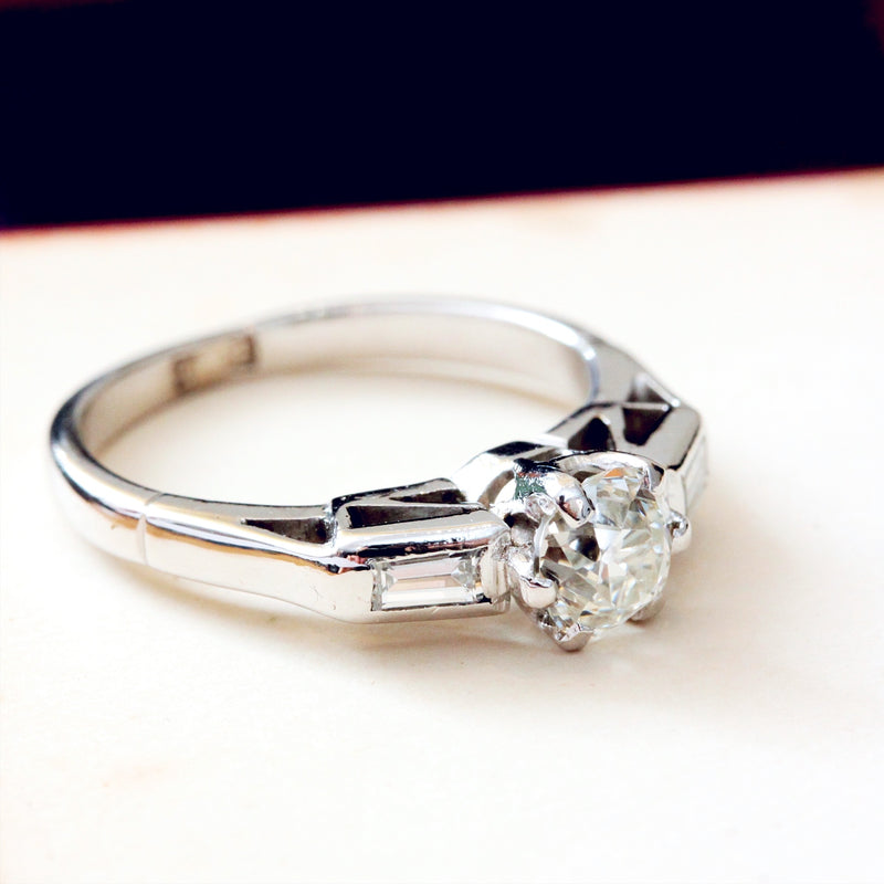 Vintage Art Deco Diamond Engagement Ring