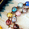 Fabulous Vintage Venetian Sommerso Glass Beads