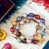 Fabulous Vintage Venetian Sommerso Glass Beads