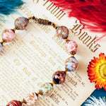 Fabulous Vintage Venetian Sommerso Glass Beads