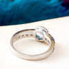 Radiant Glitter!! Handmade Topaz & Diamond Ring