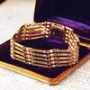 Antique Edwardian 9ct Gold Gate Bracelet