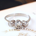 Vintage Diamond Trilogy Ring