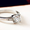 1.20ct Old Cut Diamond Platinum Engagement Ring