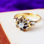 Unique & Adventurous Vintage Art Deco Diamond Ring
