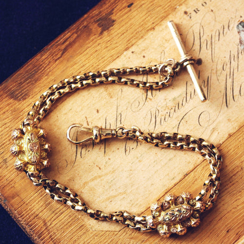 Antique Victorian Albertina Chain Bracelet