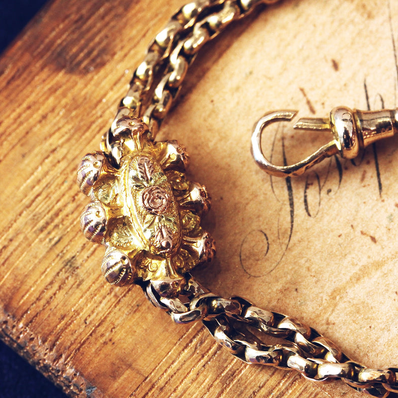 Antique Victorian Albertina Chain Bracelet