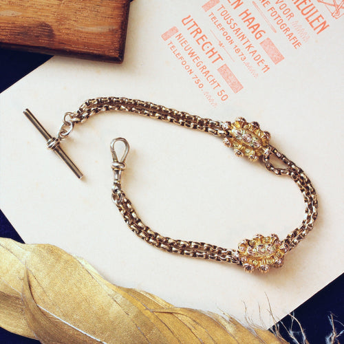 Antique Victorian Albertina Chain Bracelet