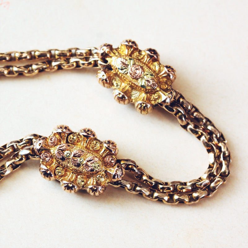 Antique Victorian Albertina Chain Bracelet