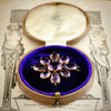 A Magnificent 1820's Gold Amethyst & Paste Maltese Cross Brooch