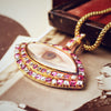 Rare Antique Ruby & Diamond Lover's Eye Locket